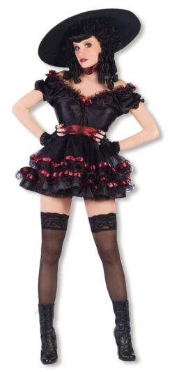 Burlesque Variete Tänzerin Kostüm Gr. ML