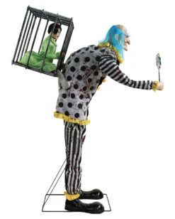 Happy Candy Clown Halloween Animatronic -Halloween Kostüme Geschäft creepy candy clown halloween animatronic geisterbahnfiguren und animatronics halloween deko mr happy candy clown animatronic 39614 3