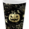 Extravagante Halloween Kürbis Pappbecher 6 St. 2 Extravagante Halloween Kürbis Pappbecher 6 St. -Halloween Kostüme Geschäft edle halloween kuerbis pappbecher noble halloween pumpkin paper cups elegante halloween tischdeko 53229
