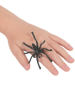 144 Schwarze Halloween Spinnen 9 144 Schwarze Halloween Spinnen -Halloween Kostüme Geschäft fette halloween spinnen halloween spiders kunststoff spinnen plastic spiders 29204 04