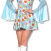 Flower Power Minikleid Extralarge -Halloween Kostüme Geschäft flower power minikleid extralarge hippieverkleidungen blumenkind kostueme flower power minidress 18349