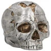 Fraktur Totenschädel 16cm -Halloween Kostüme Geschäft fracture totenkopf fracture totenschaedel fracture skull gothic deko 54583 01