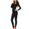 Schwarz Glänzender Catsuit -Halloween Kostüme Geschäft glaenzender catsuit schwarz catwoman kostuem halloween schwarzer kostuemanzug 36197