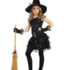 Glitter Hexe Mädchenkostüm -Halloween Kostüme Geschäft glitzer hexe halloween kinderkostuem glitter hexe maedchenkostuem maerchenkostuem glitter witch child costume 21078 1