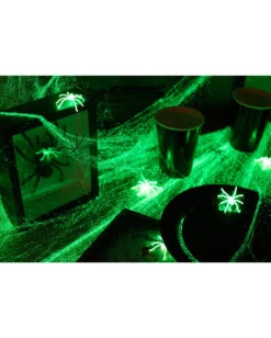 Glow In The Dark Spinnweben 100 G 7 Glow In The Dark Spinnweben 100 G -Halloween Kostüme Geschäft glow in the dark spinnweben 100g spinnennetz das im dunklen leuchtet halloween dekoration 28659 03
