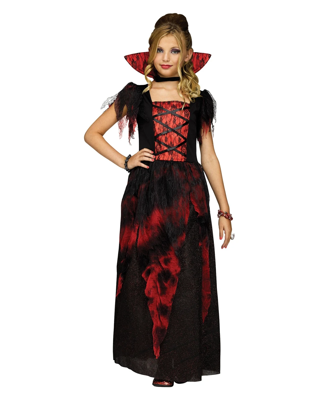 Vampir Gräfin Kinderkostüm 3 Vampir Gräfin Kinderkostüm