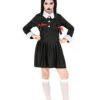 Gothic Familie Mädchenkostüm -Halloween Kostüme Geschäft gothic family girl kinderkostuem dark gothic family girl costume halloween kostuem 52045 01