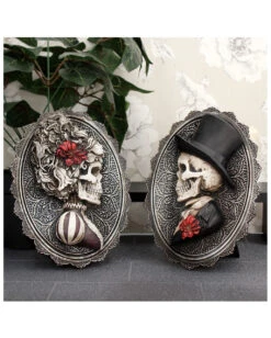 Gothic Skelett Gentleman Day Of The Dead Wand- & Standbild -Halloween Kostüme Geschäft gothic skelett gentleman day of the dead wandbild gothic skeleton gentleman wall plaque gothic deko 39302 6