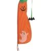 Kürbis Halloween Fahne 150cm -Halloween Kostüme Geschäft halloween fahne kuerbis 150cm nylon halloween flag pumpkin halloween garten deko kuerbis 52542
