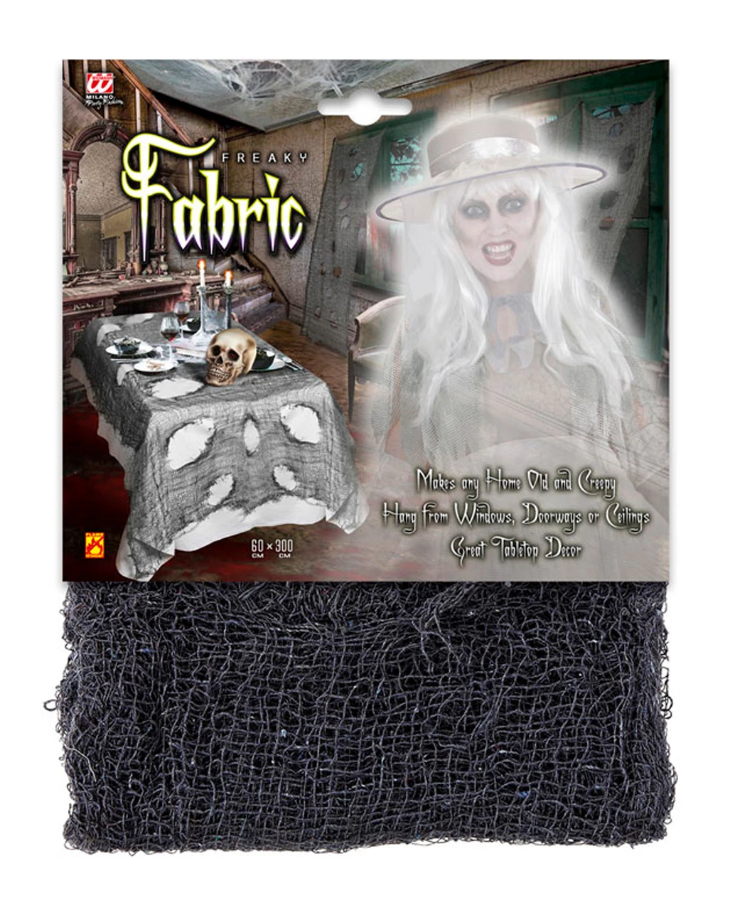 Halloween Lumpenstoff Schwarz 5 Halloween Lumpenstoff Schwarz – Bild 3