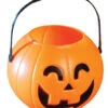 Halloween Kürbis Eimerchen Mit Griff 11cm 2 Halloween Kürbis Eimerchen Mit Griff 11cm -Halloween Kostüme Geschäft halloween kuerbis eimerchen mit henkel halloween pumpkin bucket with handle halloween suesssigkeiten 51260 01