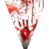 Blutige Halloweengirlande Mit Handabdruck 5m