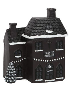 Hounted House Räucherkegel Haus -Halloween Kostüme Geschäft haunted house raeucherkegel halter haunted house incense cone burner halloween homeware 53588 02