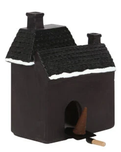 Hounted House Räucherkegel Haus -Halloween Kostüme Geschäft haunted house raeucherkegel halter haunted house incense cone burner halloween homeware 53588 03