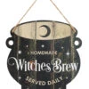 Hexenkessel Dekoschild 1 Hexenkessel Dekoschild -Halloween Kostüme Geschäft hexenkessel haengeschild witches brew cauldron hanging sign halloween deko walpurgisnacht deko 51669 01