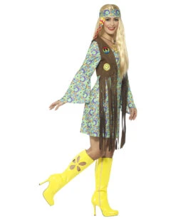 60s Kostüm Hippie Chick -Halloween Kostüme Geschäft hippie chick kostuem flower power kostuem faschingskostuem bild3 27833