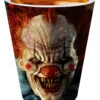 Horror Clown Zirkus Schnapsbecher 3 St. -Halloween Kostüme Geschäft horrorclown circus shot becher pappe horror clown circus shot mug cardboard horror zirkus dekoration 53167