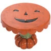 Johanna Parker Servierplatte Kürbis 16cm -Halloween Kostüme Geschäft johanna parker dessertplatte pumpkin 16cm johanna parker servierplatte kuerbis halloween tortenplatte klein 54071