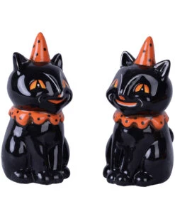 Johanna Parker Salz & Pfefferstreuer Vintage Katzen