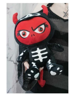 KILLSTAR Gloom Teufel Aus Plüsch 7 KILLSTAR Gloom Teufel Aus Plüsch -Halloween Kostüme Geschäft killstar gloom pluesch teufel gloom plush devil gothic deko gothic merchandise 50254 03