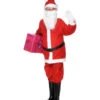 Nikolaus Kostüm Für Kinder -Halloween Kostüme Geschäft kleiner santa kinderkostuem klassische weihnachtsmann verkleidung fuer kids 23839