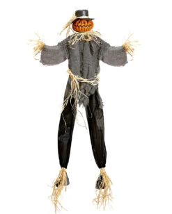 Kürbis Vogelscheuche Halloween Deko 130cm 5 Kürbis Vogelscheuche Halloween Deko 130cm -Halloween Kostüme Geschäft kuerbis vogelscheuche haengefigur pumpkin scarecrow hanging prop halloween deko 51741 01