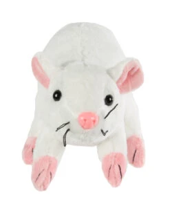 Weiße Plüschratte 19cm -Halloween Kostüme Geschäft kuscheltier ratte 19cm weiss plueschratte fuer kinder geschenkartikel plueschtier ratte 29709 3