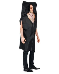 Unisex Leichensack Kostüm -Halloween Kostüme Geschäft leichensack kostuem body bag costume halloween kostuem horror kostuem 38125 03