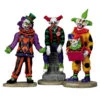 Lemax Spooky Town - Böse Unheimliche Clowns 3er Set -Halloween Kostüme Geschäft lemax spooky town evil sinister clown halloween dekoration spooky town figuren online kaufen 53730 01