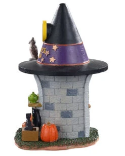 Lemax Spooky Town - Hexengebräu Kaffee -Halloween Kostüme Geschäft lemax spooky town witches brew coffee halloween dekoration spooky town building 53628 03