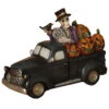 Halloween Pick Up Mit Skelett Leuchtend 24cm -Halloween Kostüme Geschäft leuchtender halloween pick up mit skelett 24cm lighted resin halloween truck with skeleton 54275