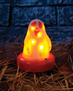 Orange Leuchtendes Halloween Gespenst -Halloween Kostüme Geschäft leuchtendes grusel gespenst orange 37470 1