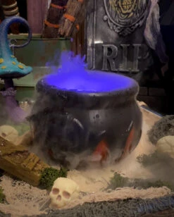 Nebler Mit Farbwechsel LEDs 8 Nebler Mit Farbwechsel LEDs -Halloween Kostüme Geschäft nebeltopf fuer halloween mit lichteffekt smoke machine for halloween halloween dekoration kuenstlicher nebel dekoartikel 39176 5