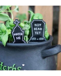 Blumenfriedhof Grabstein Schild -Halloween Kostüme Geschäft pflanzenfriedhof grabstein schild blumenfriedhof grabstein schild tombstone plant sign 53099 03