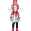 Pinke Piratentochter Kinderkostüm -Halloween Kostüme Geschäft pinke piratin kinderkostuem seeraeuber lady kostuem fuer maedchen 25447
