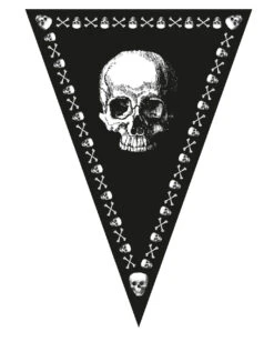 Piratenfahnen Wimpelgirlande