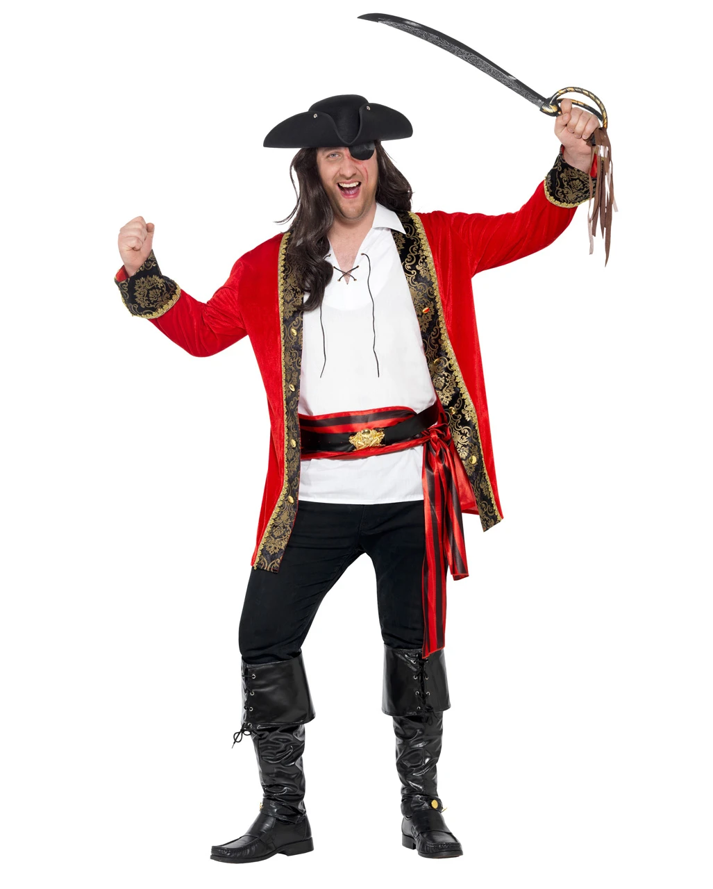Seefahrer Kapitän Plus Size Kostüm 4 Seefahrer Kapitän Plus Size Kostüm – Bild 2