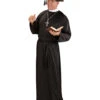 Priestergewand Kostüm -Halloween Kostüme Geschäft priester monsignore kostuem italienisches priestergewand verkleidung fuer fasching pfarrer kostuem karneval 36037