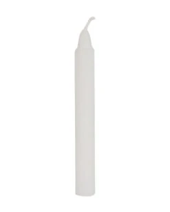 Weiße "Glücklichsein" Hexenkerzen 12 St. -Halloween Kostüme Geschäft schwarze gluecklichsein zauberkerzen white happiness spell candles gothic deko 50674 02