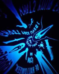 Scream Ghost Face Farbwechsel Projektor -Halloween Kostüme Geschäft scream projektor mit ghost face motiven in rot gruen blau scream dekoration scream fanartikel halloween beleuchtung halloween dekoration 53973 2