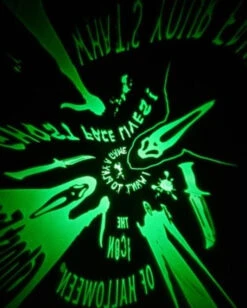 Scream Ghost Face Farbwechsel Projektor -Halloween Kostüme Geschäft scream projektor mit ghost face motiven in rot gruen blau scream dekoration scream fanartikel halloween beleuchtung halloween dekoration 53973 3