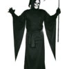 Sensenmann Grim Reaper Kostüm -Halloween Kostüme Geschäft sensenmann grim reaper kostuem gevatter tod robe halloween verkleidung herren 14795