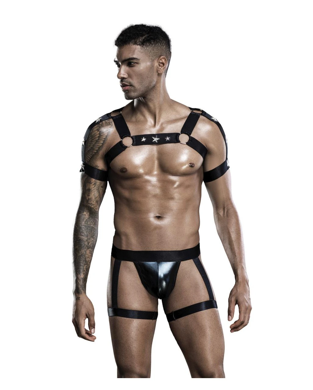 Sexy Harness GoGo Dancer Kostüm Für Männer 4 Sexy Harness GoGo Dancer Kostüm Für Männer – Bild 2