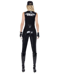 Sexy Swat Jumpsuit Kostüm -Halloween Kostüme Geschäft sexy swat girl kostuem sexy kostueme fetisch outfit 03 22053