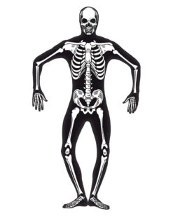 Skelett Skinsuit Nachtleuchtend