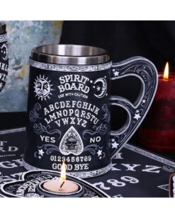 Ouija Board Bierkrug -Halloween Kostüme Geschäft spirit board biekrug ouija board bierkrug spirit board tankard halloween tischdeko 51070 06