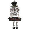 Spooky Skelett Holzschild Trick Or Treat -Halloween Kostüme Geschäft spooky skelett halloween dekoschild spooky skeleton halloween decor hanging sign holzschild halloween deko 52982
