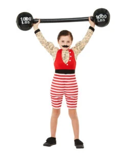 Retro Starker August Deluxe Muskel Kinderkostüm