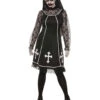 Teuflische Ordensschwester Mary Damen Kostüm -Halloween Kostüme Geschäft teuflische nonne mary damen kostuem sister mary evil woman costume ordensschwester halloween verkleidung 54003 2