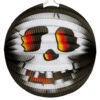 Totenschädel Halloween Papierlaterne 26cm